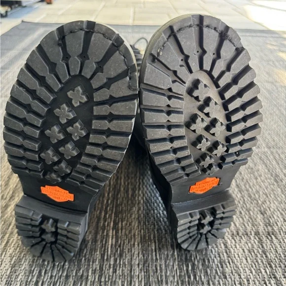 Harley-Davidson Leather Boots Beechwood Motorcycle Size 8 Size Tall Riding Boots - Picture 5 of 16